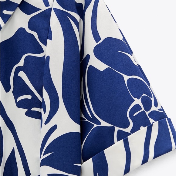 Zara printed shirt dress - Picture 7 of 7